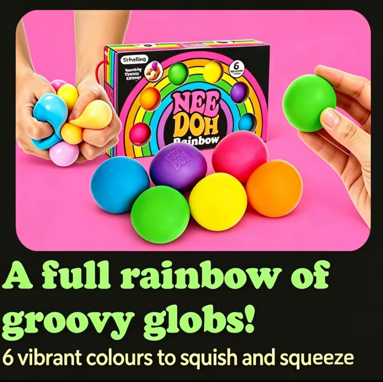 Rainboh Squishy Balls